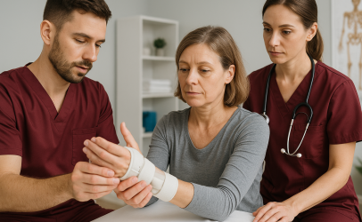 Rehabilitacja po złamaniu nadgarstka – ćwiczenia i zabiegi
