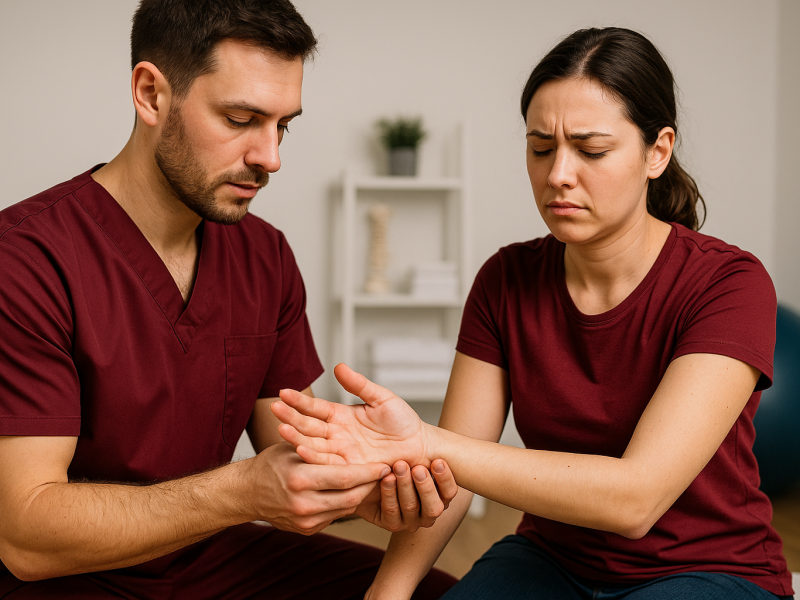 Fizjoterapia przy zespole cieśni nadgarstka – skuteczne metody leczenia