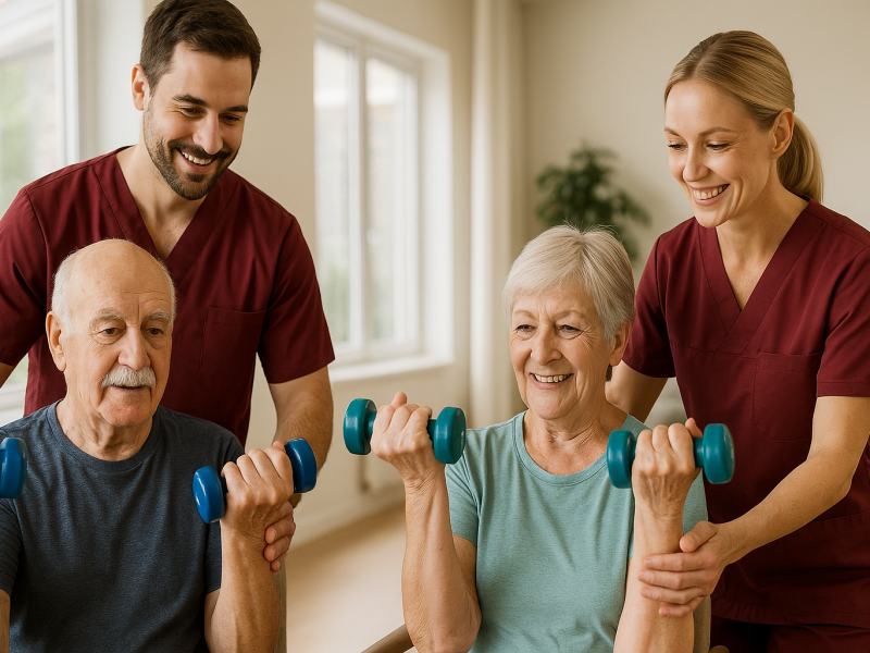 Trening siłowy dla seniorów - zapobieganie sarkopenii | Rezydencja Live