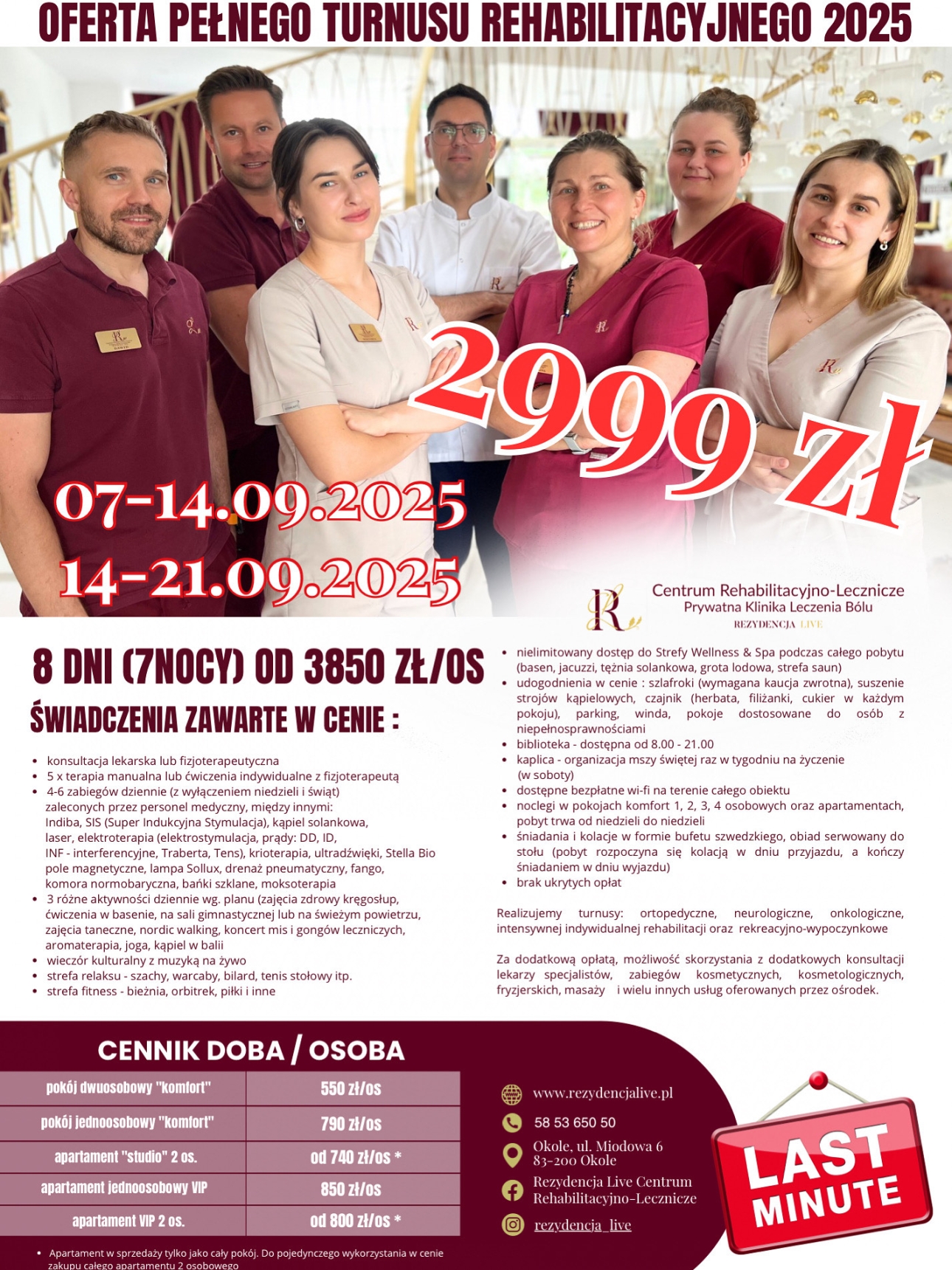 Oerta Pełnego Turnusu Rehabilitacyjnego