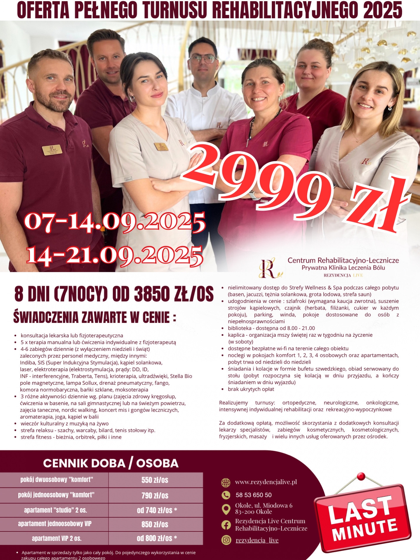 Oerta Pełnego Turnusu Rehabilitacyjnego
