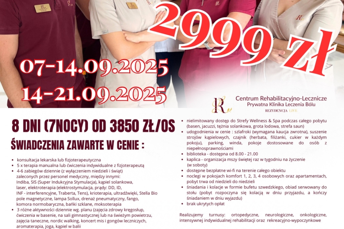 Oerta Pełnego Turnusu Rehabilitacyjnego