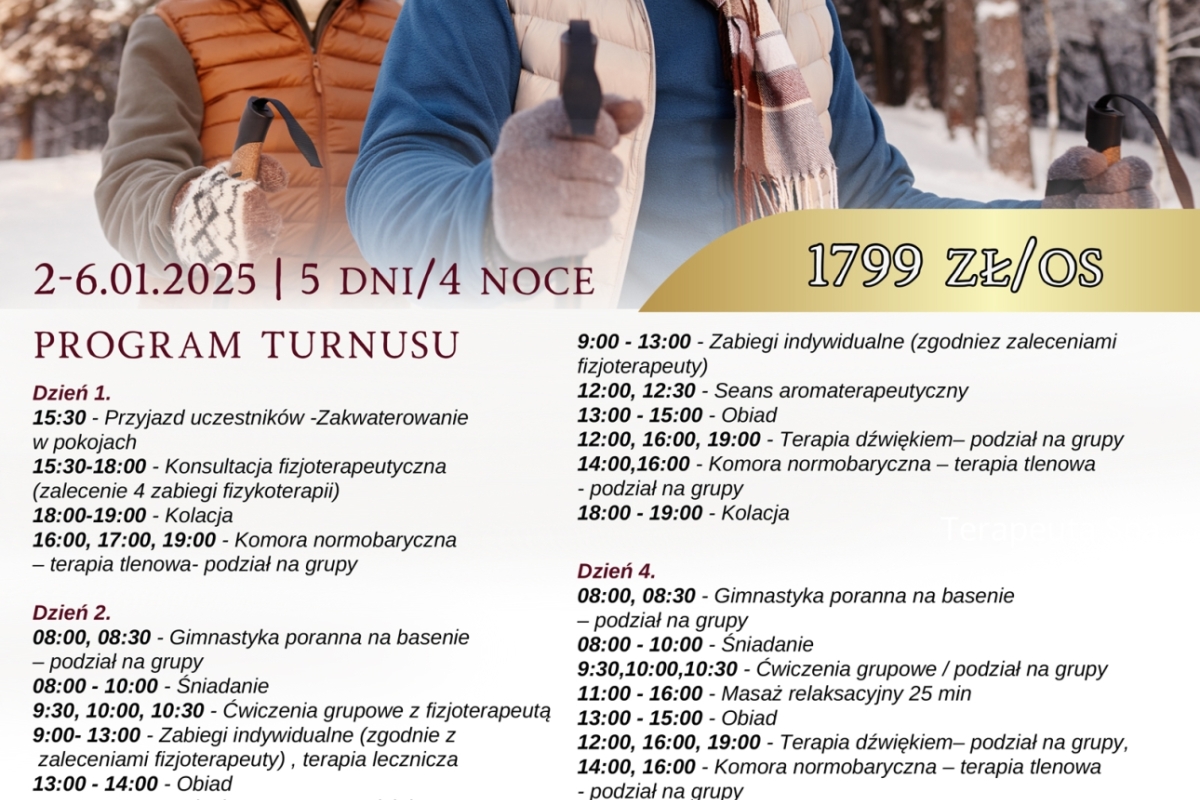 Turnus Zdrowy Start ( 5 dni/4 noce )