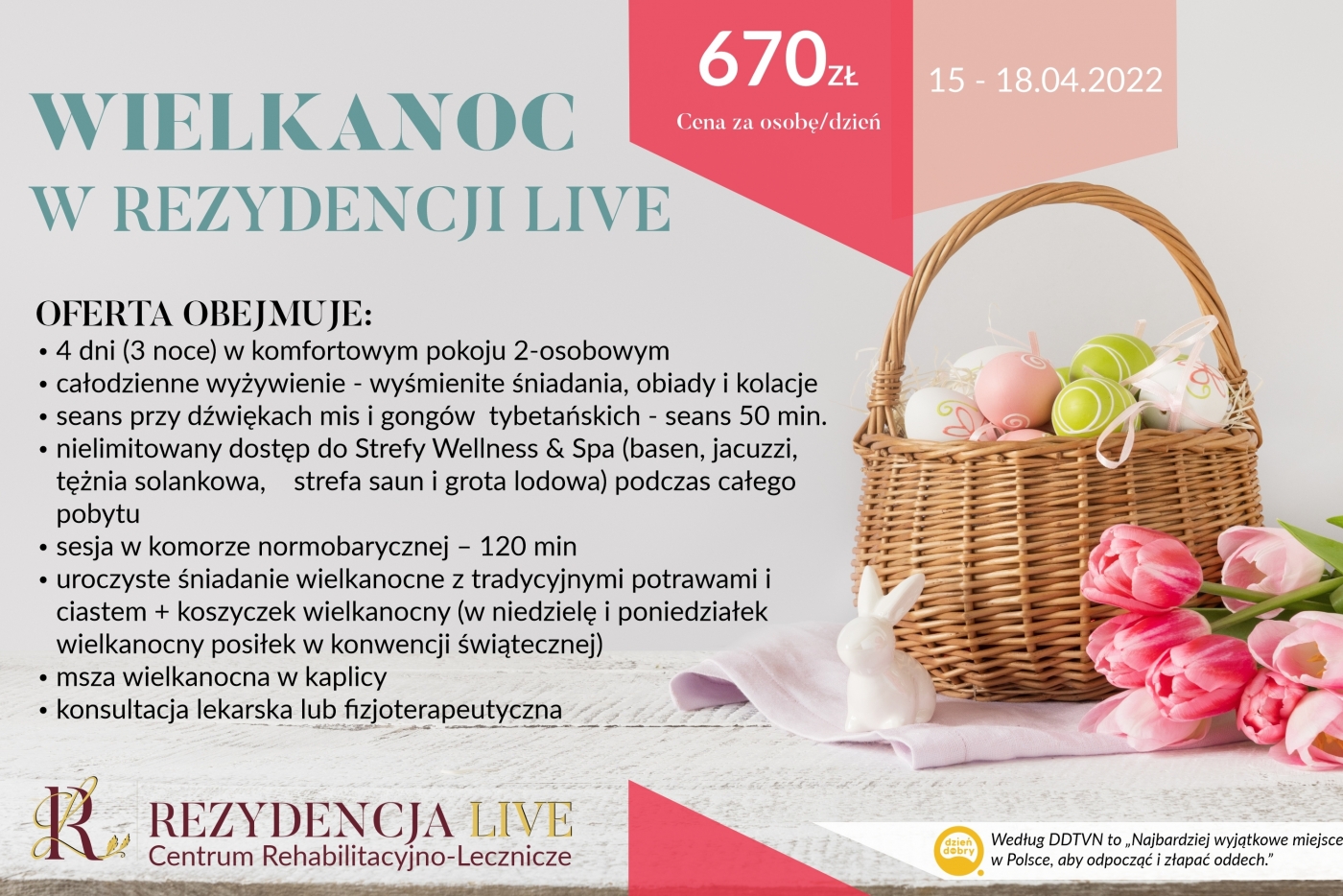 Wielkanoc w Rezydencji Live - 15-18.04.2022
